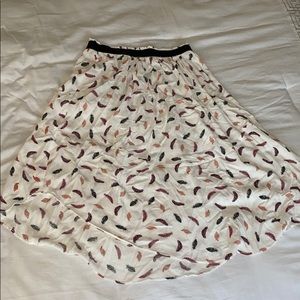 H&M Feather Skirt